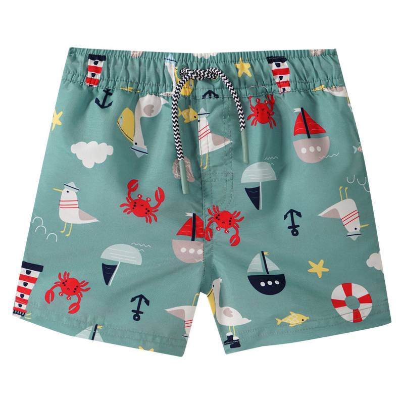 Baby Badeshorts mit maritimen Motiven von Topomini