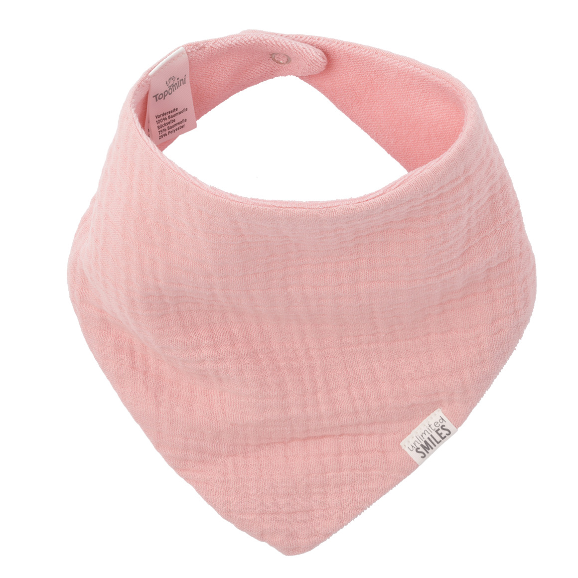 Baby Bandana aus Musselin und Frottee von Topomini