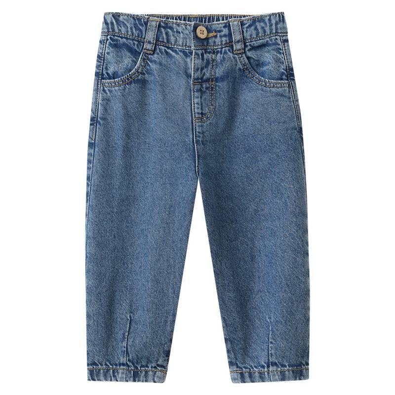 Baby Barrel-Jeans mit Used-Waschung von Topomini