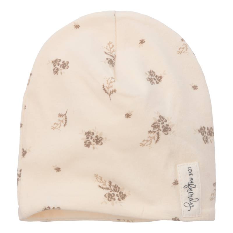 Baby Beanie mit floralem Muster Baby Beanie mit floralem Muster von Topomini