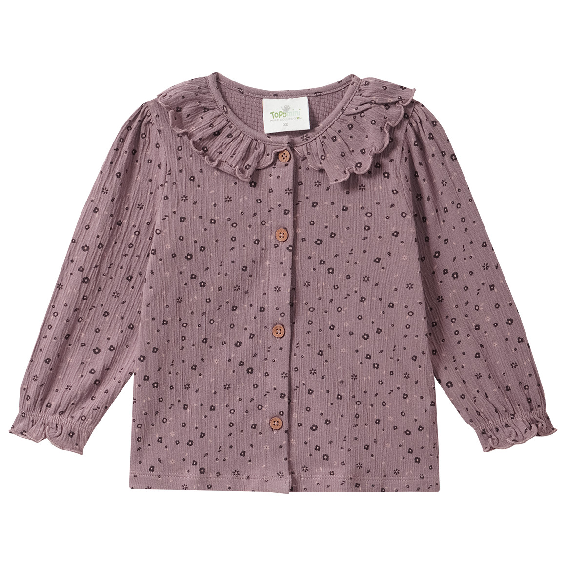 Baby Bluse mit Blümchen-Print von Topomini