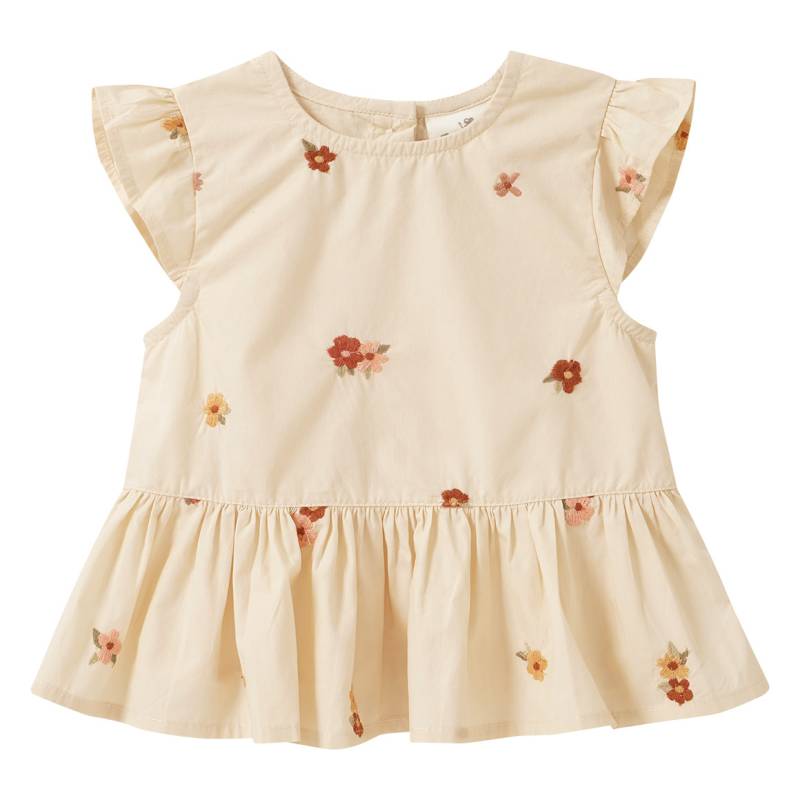 Baby Bluse mit Blumen-Stickerei Baby Bluse mit Blumen-Stickerei von Topomini