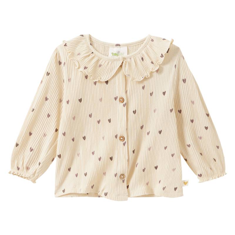 Baby Bluse mit Herzchen-Print Baby Bluse mit Herzchen-Print von Topomini