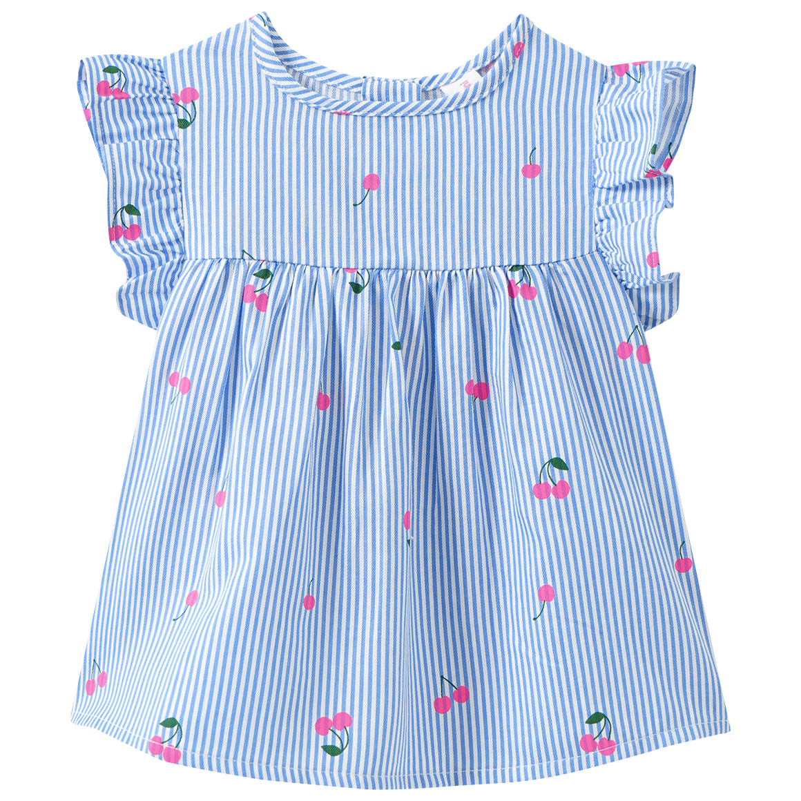 Baby Bluse mit Kirschen-Print von Topomini