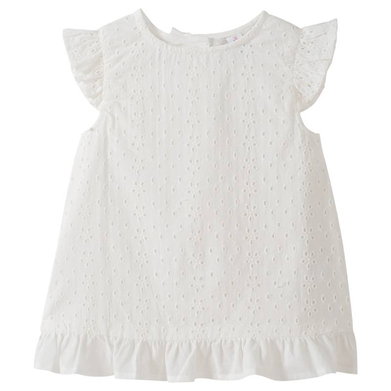 Baby Bluse mit Lochstickerei von Topomini