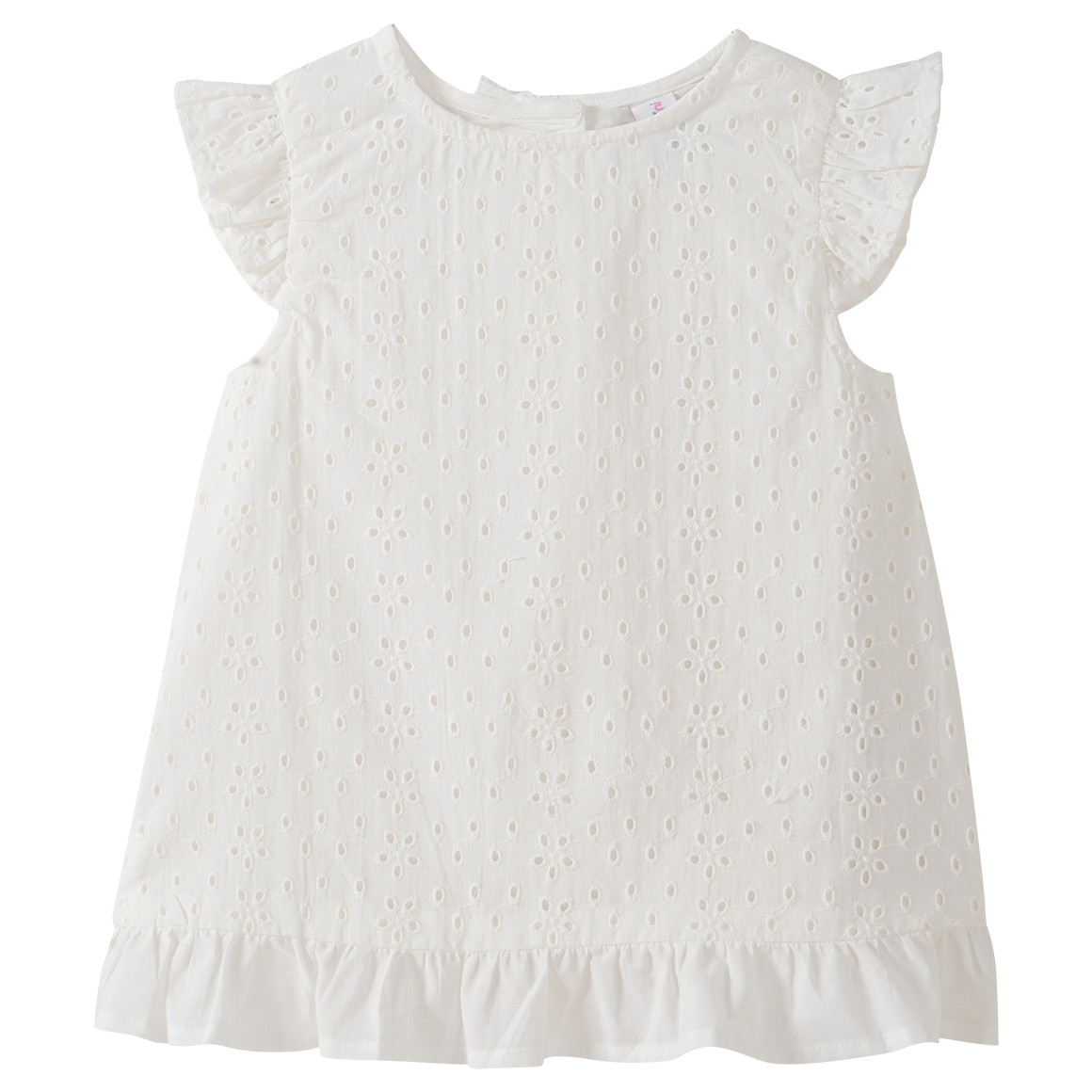Baby Bluse mit Lochstickerei Baby Bluse mit Lochstickerei von Topomini