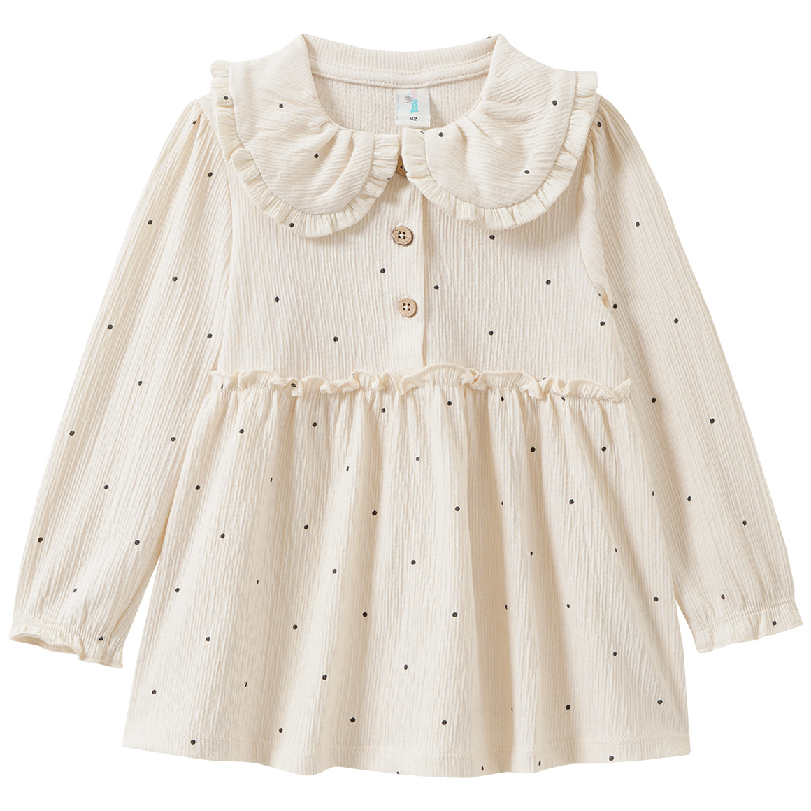 Baby Bluse mit Punkte-Allover von Topomini