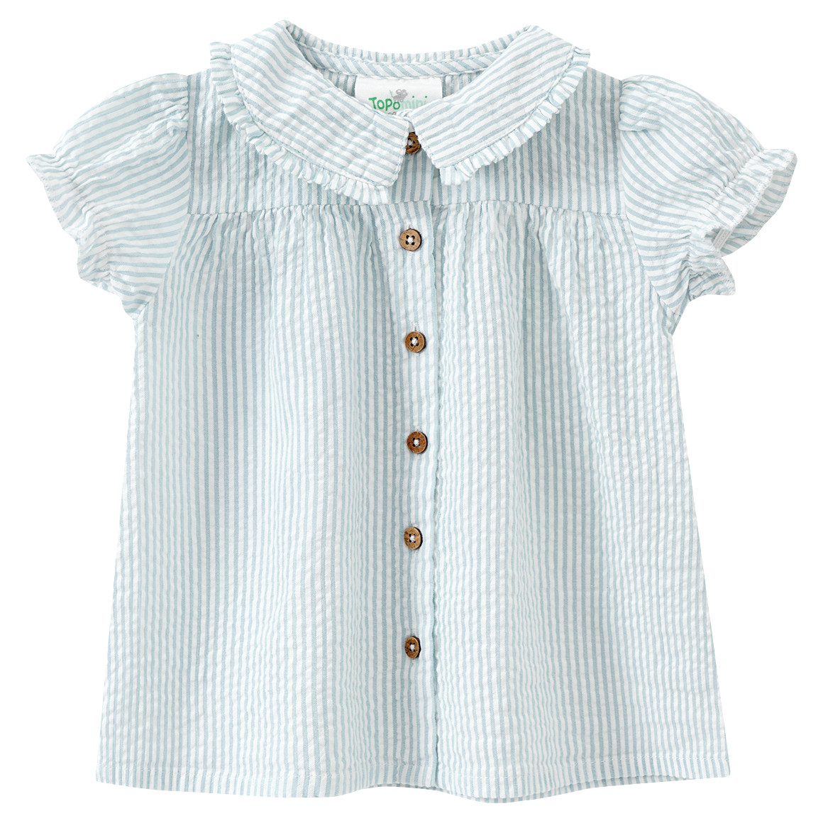 Baby Bluse mit Streifen von Topomini