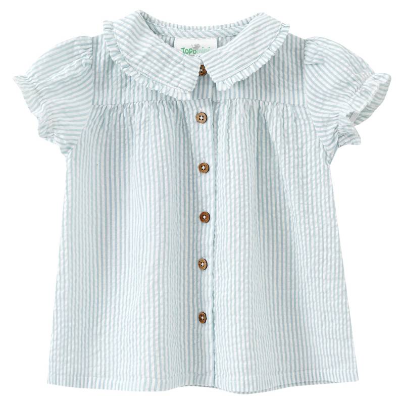 Baby Bluse mit Streifen von Topomini