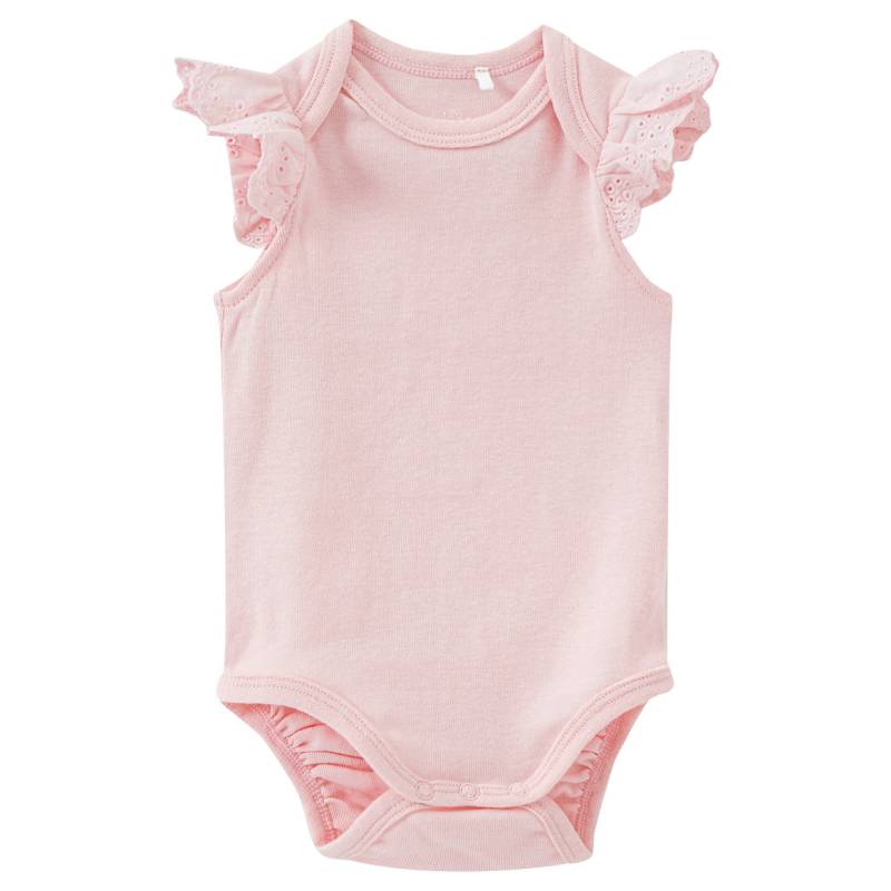 Baby Body mit Häkelspitze von Topomini
