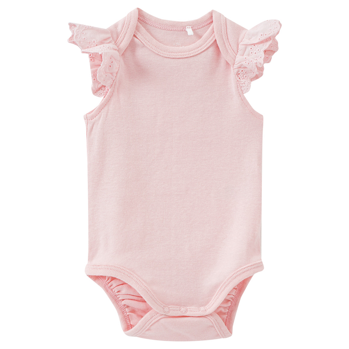 Baby Body mit Häkelspitze von Topomini