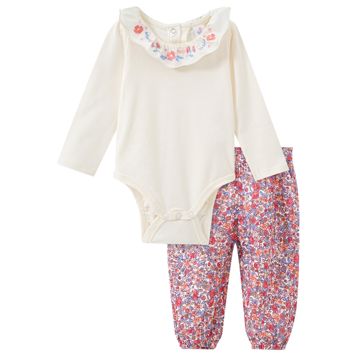 Baby Body mit Musselinhose im Set von Topomini