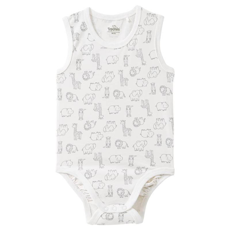 Baby Body mit Safari-Print Baby Body mit Safari-Print von Topomini