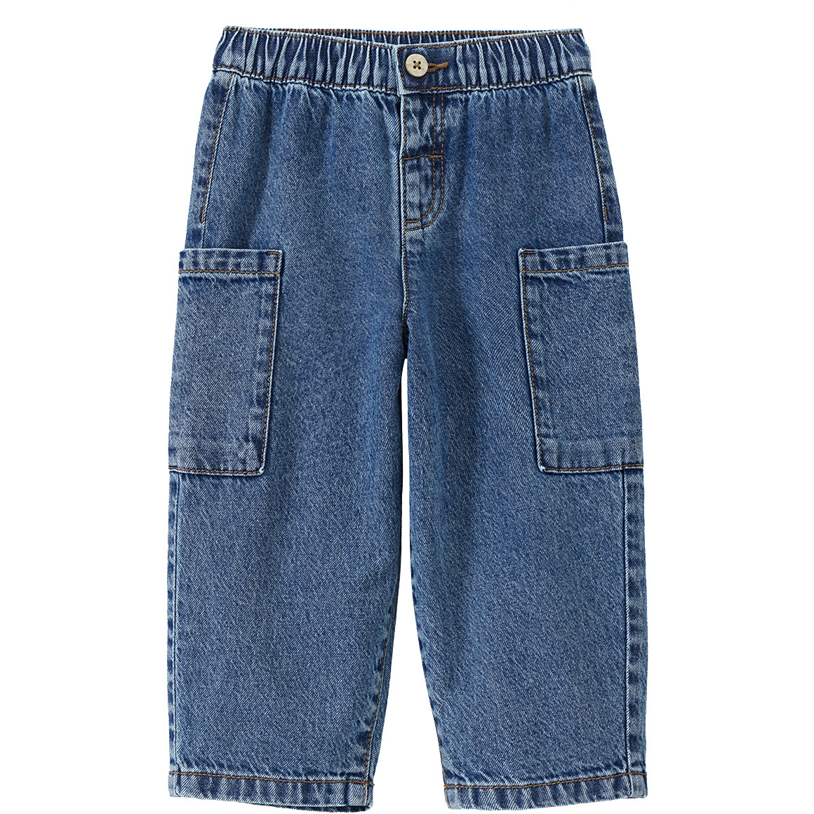 Baby Cargo-Jeans mit Elastikbund von Topomini