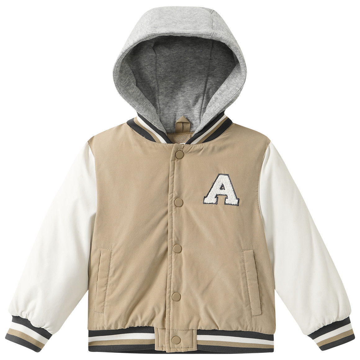 Baby College-Jacke mit Applikation von Topomini