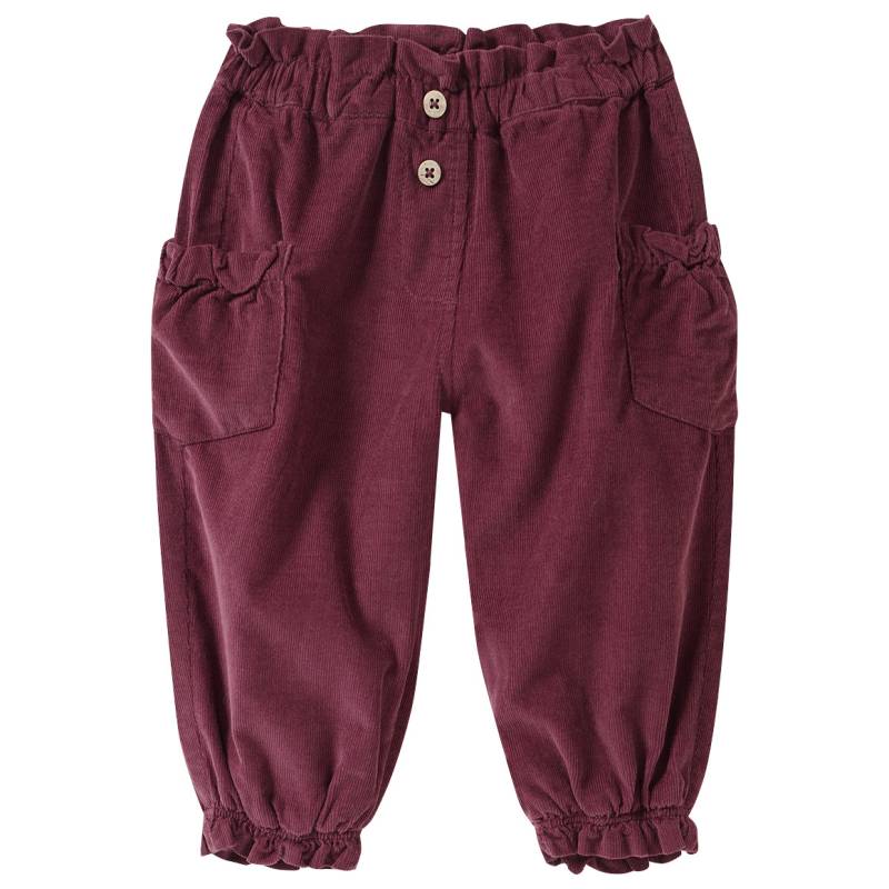 Baby Cordhose mit Blümchen-Print von Topomini