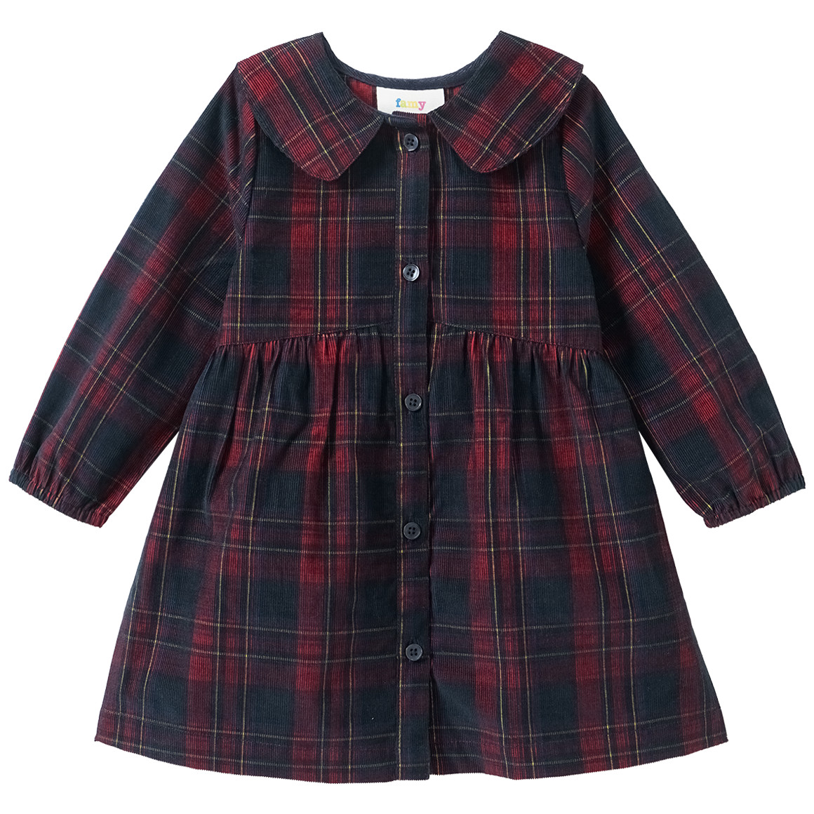 Baby Cordkleid mit Bubikragen Baby Cordkleid mit Bubikragen von Topomini