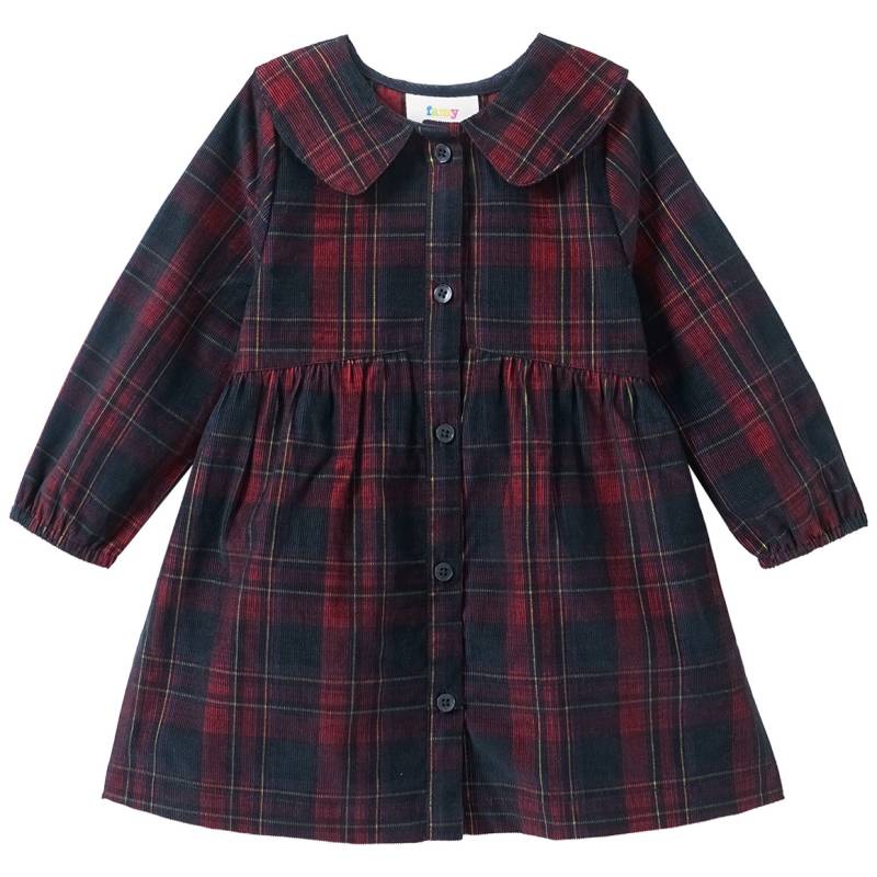Baby Cordkleid mit Bubikragen von Topomini