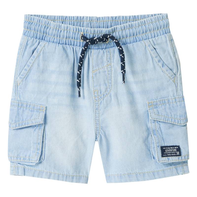Baby Denim-Shorts mit Cargo-Taschen von Topomini