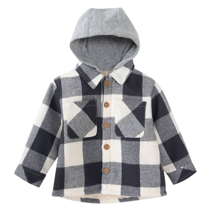 Baby Fleecejacke mit Kapuze von Topomini