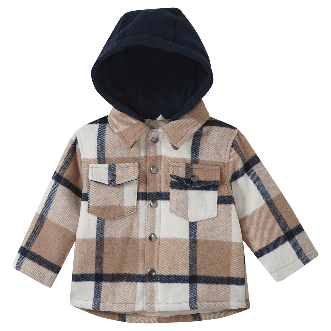 Baby Fleecejacke mit Kapuze von Topomini