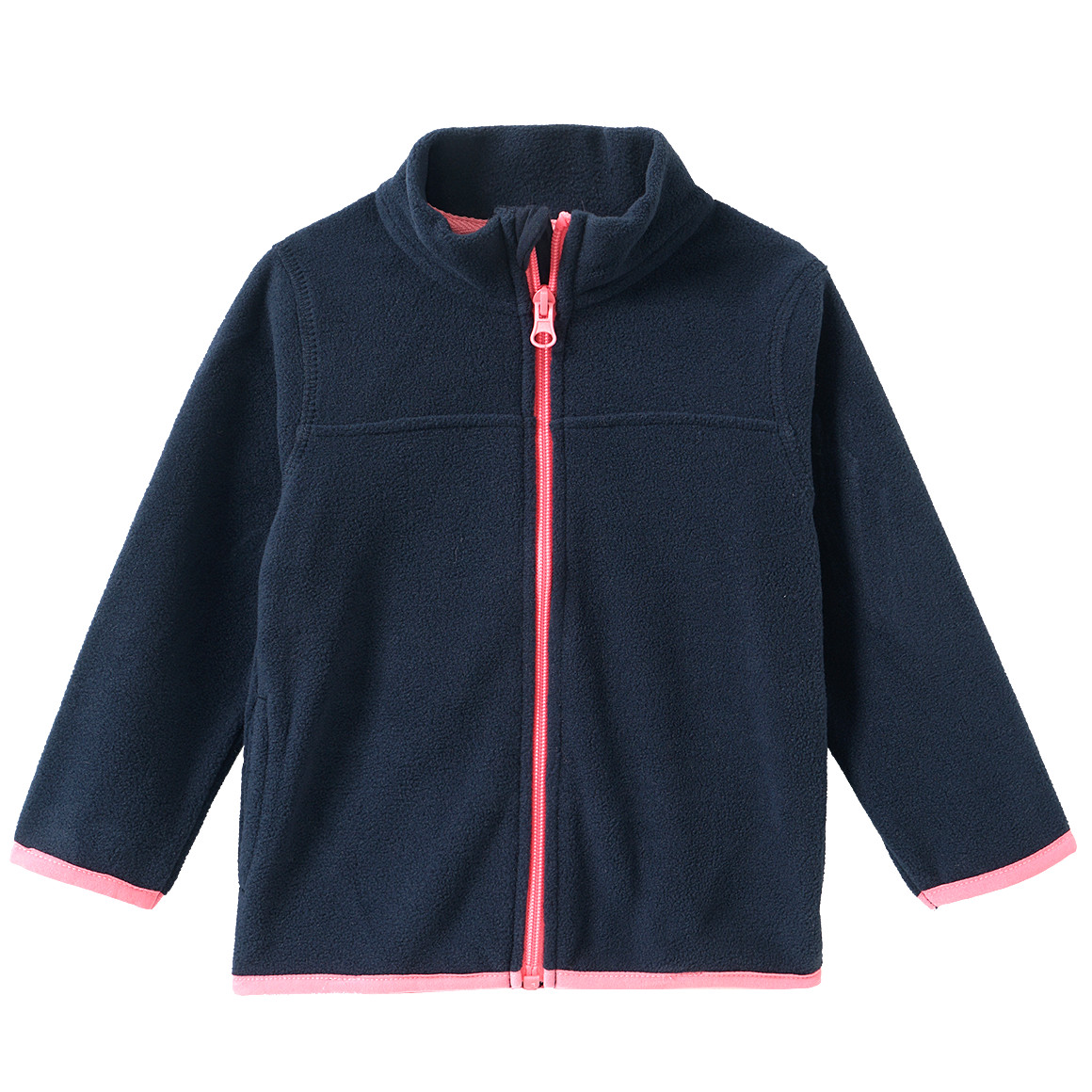 Baby Fleecejacke mit Stehkragen von Topomini