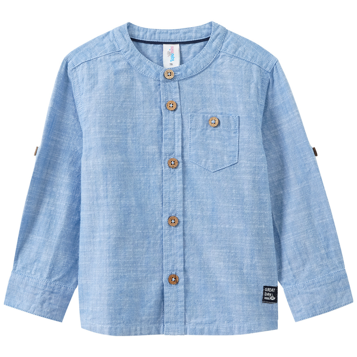 Baby Hemd aus Baumwolle von Topomini