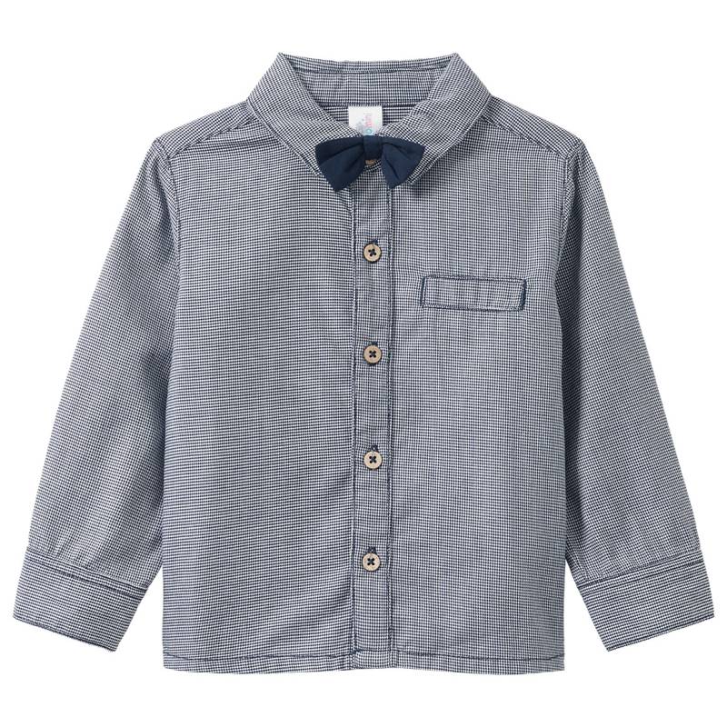 Baby Hemd mit Hahnentritt-Muster Baby Hemd mit Hahnentritt-Muster von Topomini