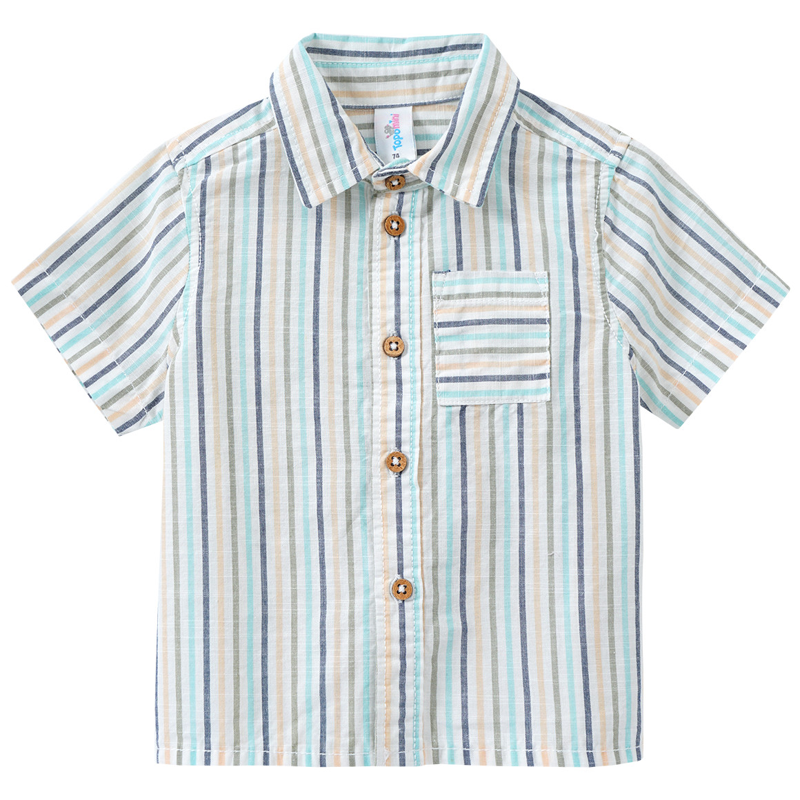 Baby Hemd mit Streifen von Topomini