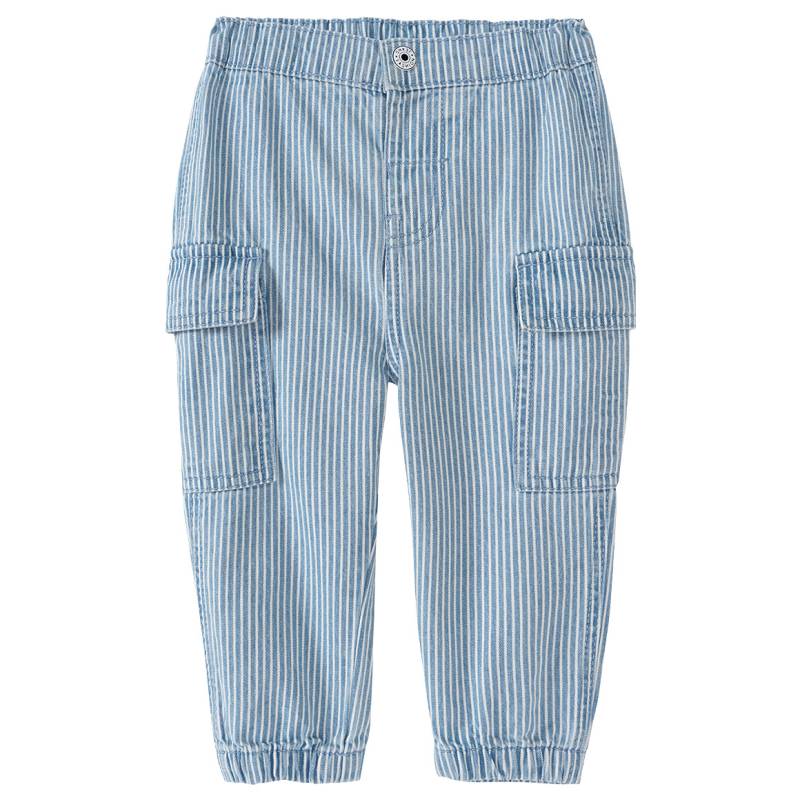 Baby Hose mit Streifen-Allover von Topomini