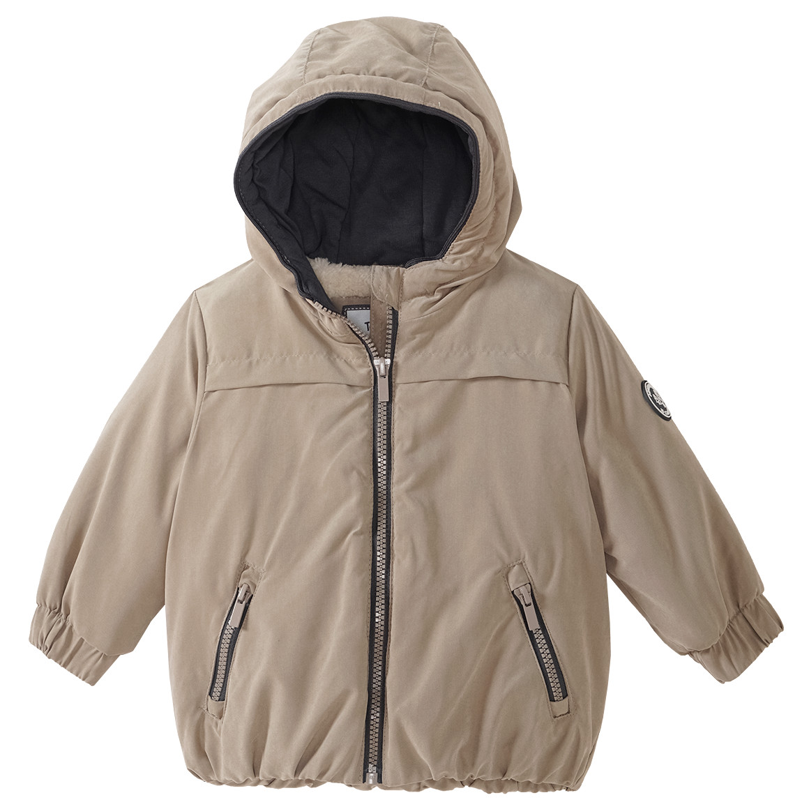 Baby Jacke mit Teddyfutter von Topomini