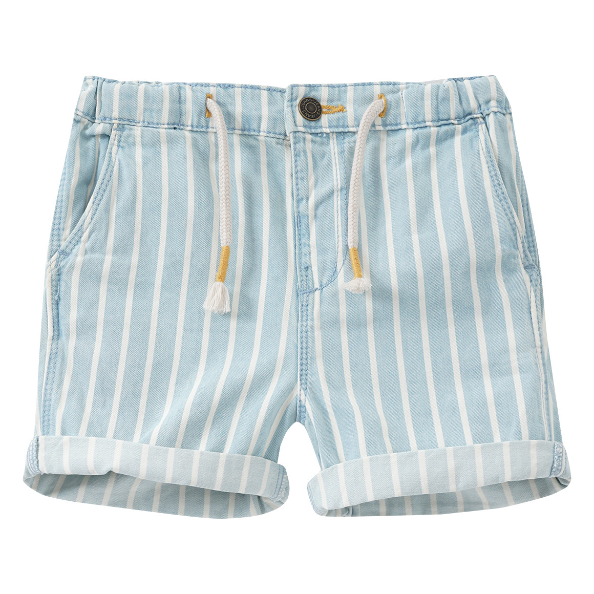 Baby Jeans-Shorts mit Streifen Baby Jeans-Shorts mit Streifen von Topomini