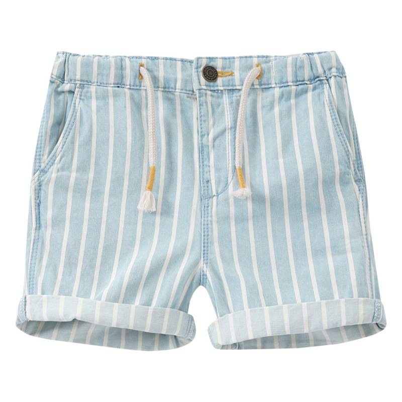 Baby Jeans-Shorts mit Streifen von Topomini