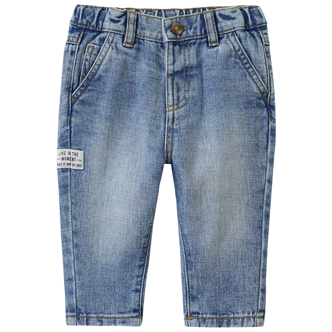 Baby Jeans aus Bio-Baumwolle von Topomini
