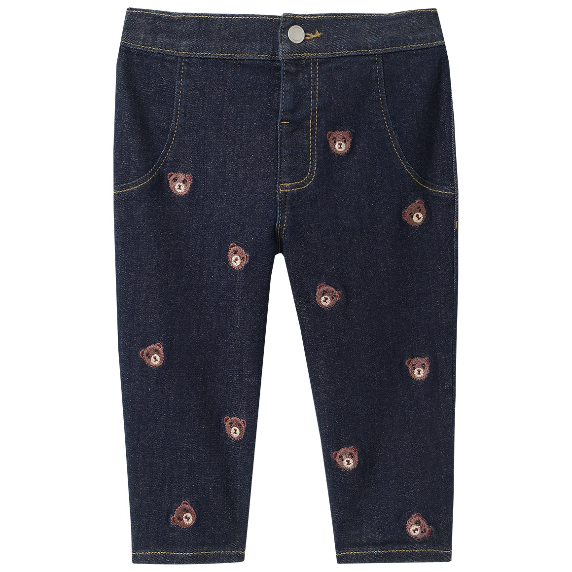 Baby Jeans mit Bären-Motiven Baby Jeans mit Bären-Motiven von Topomini