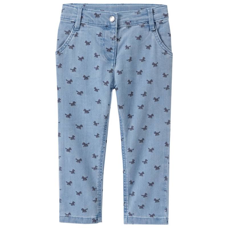 Baby Jeans mit Pferde-Print von Topomini