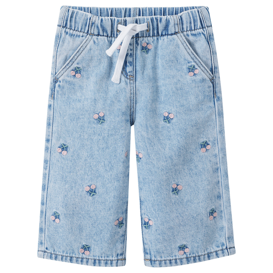 Baby Jeans mit Stickerei von Topomini