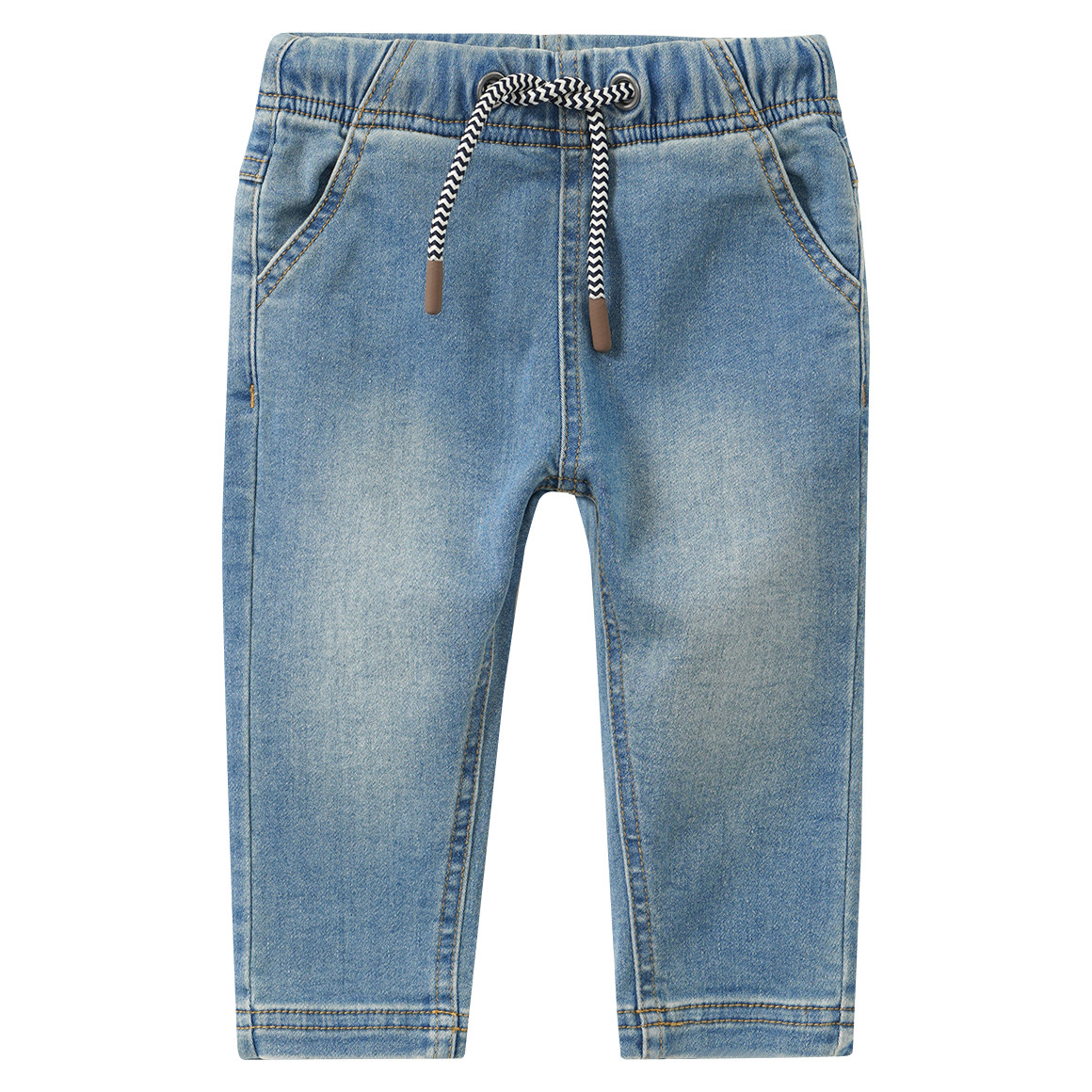 Baby Jeans mit Used-Waschung von Topomini