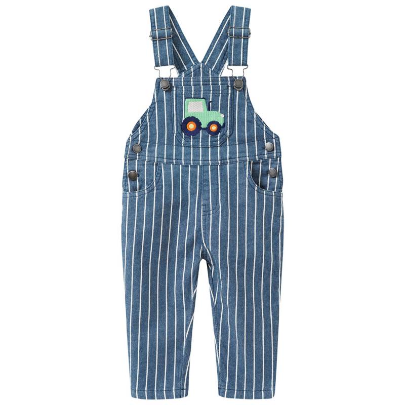 Baby Jeanslatzhose mit Stickerei Baby Jeanslatzhose mit Stickerei von Topomini