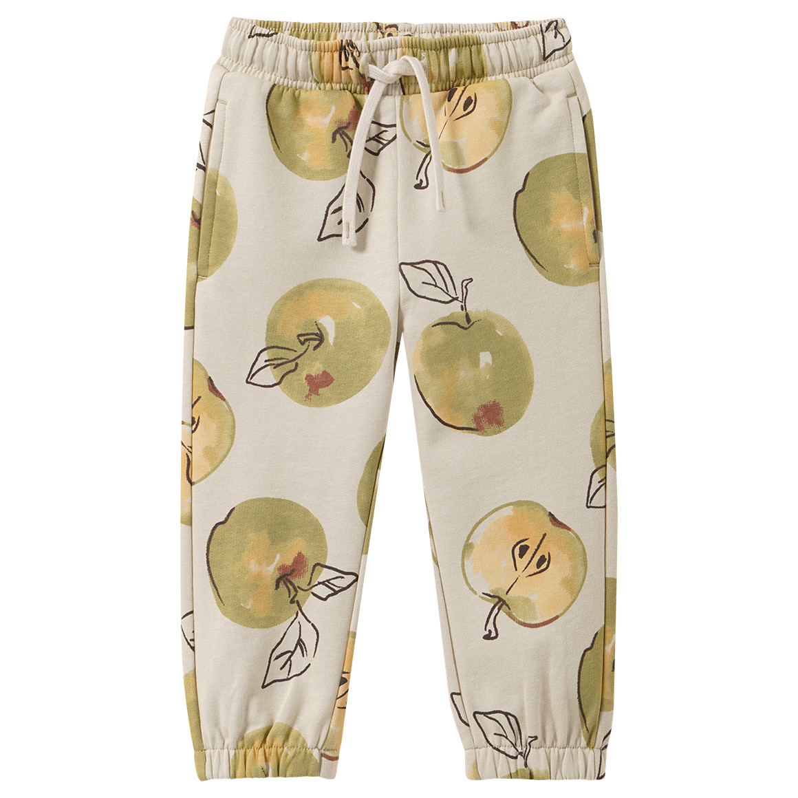 Baby Jogginghose mit Apfel-Print von Topomini