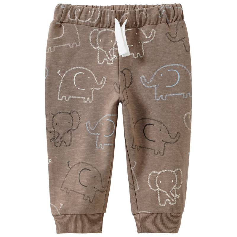 Baby Jogginghose mit Elefanten-Allover Baby Jogginghose mit Elefanten-Allover von Topomini