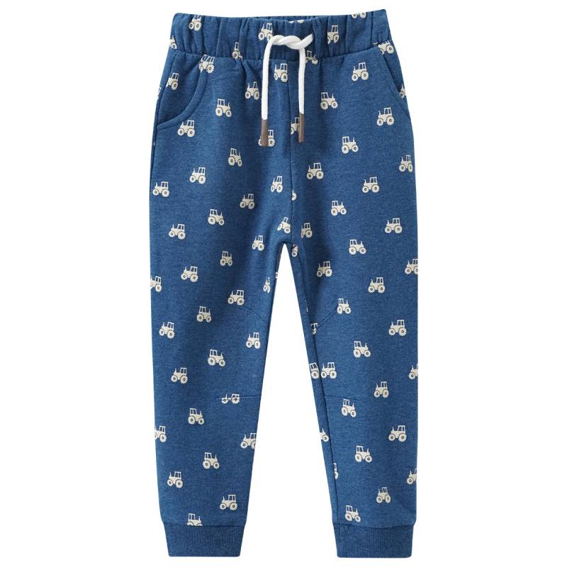 Baby Jogginghose mit Trecker-Print von Topomini