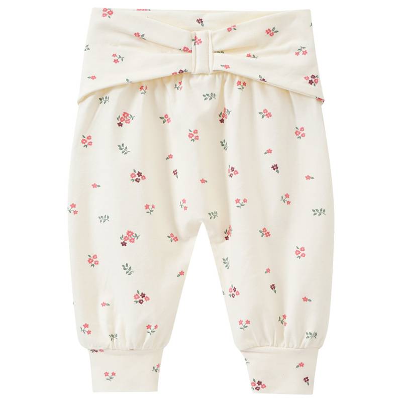 Baby Jogginghose mit floralem Muster von Topomini