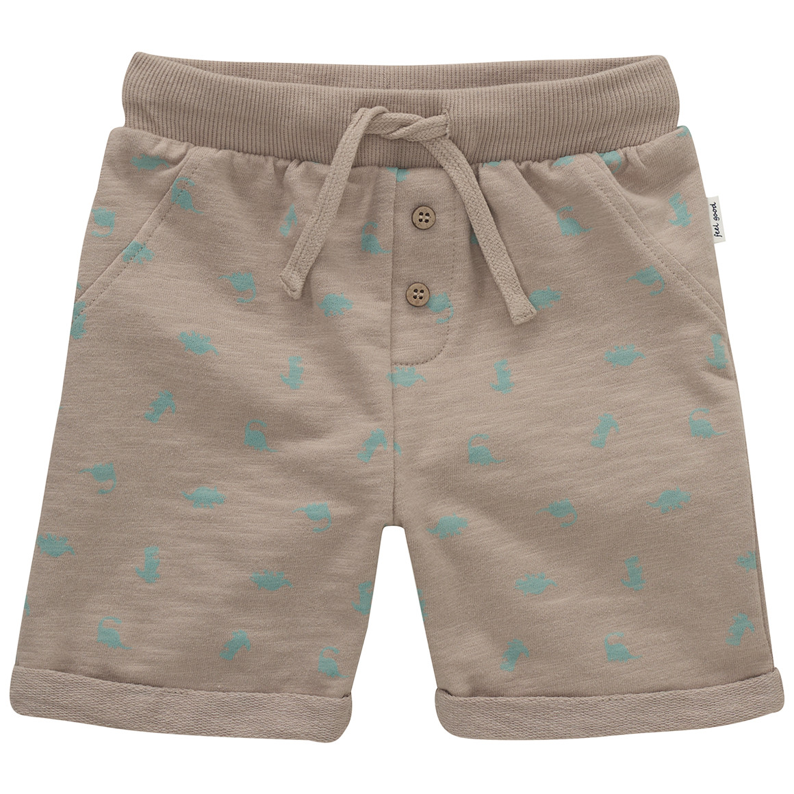 Baby Joggingshorts mit Flammgarn von Topomini