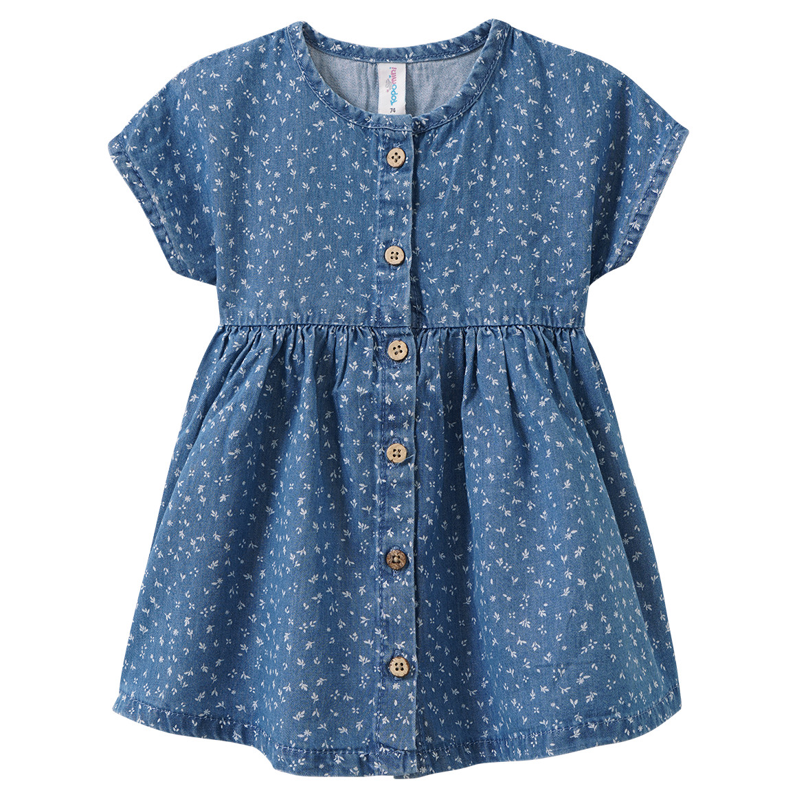Baby Kleid aus leichtem Denim von Topomini