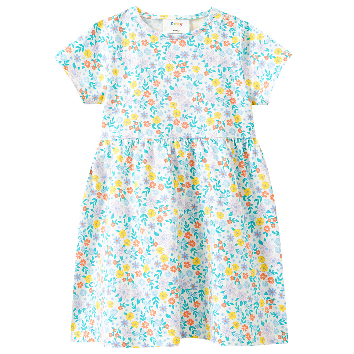 Baby Kleid mit Allover-Muster von Topomini
