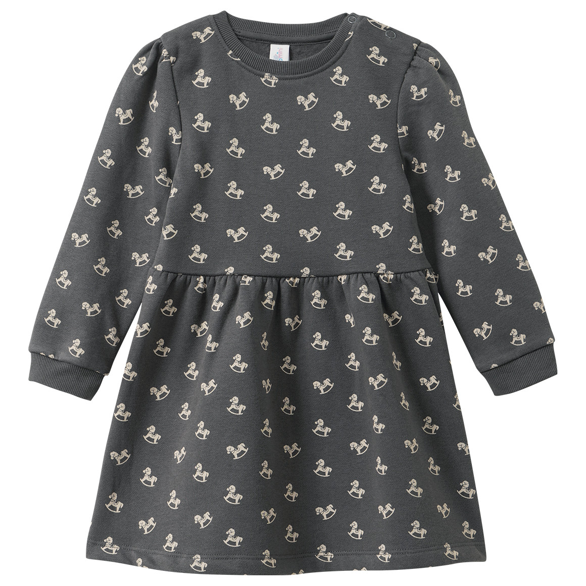 Baby Kleid mit Allover-Print von Topomini