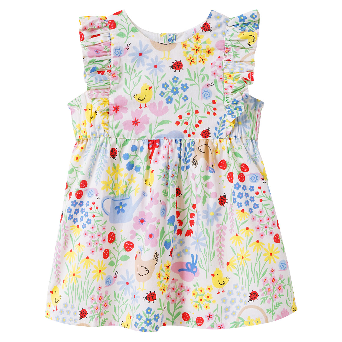 Baby Kleid mit Blumen-Allover von Topomini