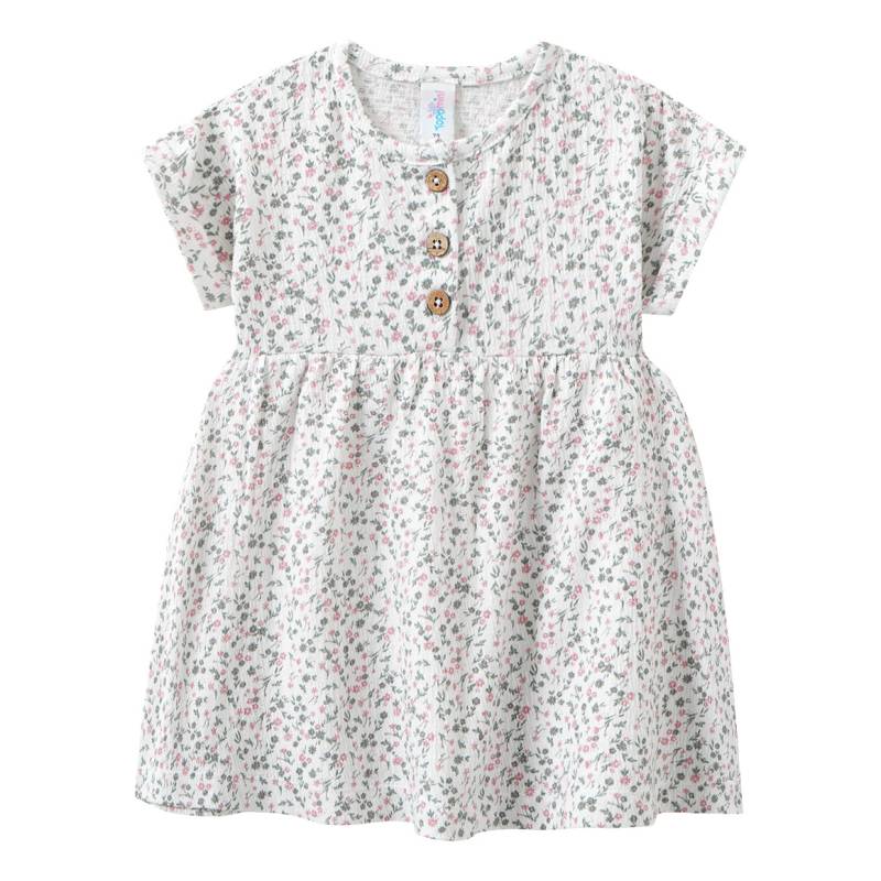 Baby Kleid mit Blumen-Allover Baby Kleid mit Blumen-Allover von Topomini