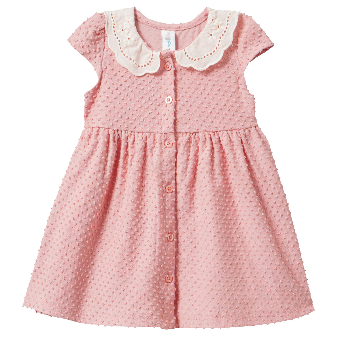 Baby Kleid mit Bubikragen von Topomini